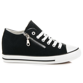 Kayla Knytna sneakers svart 2