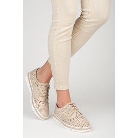 Kylie Genombrutna Espadrillos beige 2