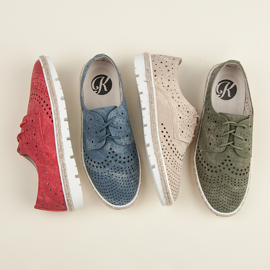 Kylie Genombrutna Espadrillos grön 1