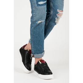 Vices Svarta Sweet Heart Sneakers 2