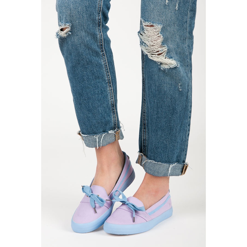 Seastar Lila slip-on sneakers blå purpur 2
