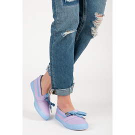 Seastar Lila slip-on sneakers blå violett 1