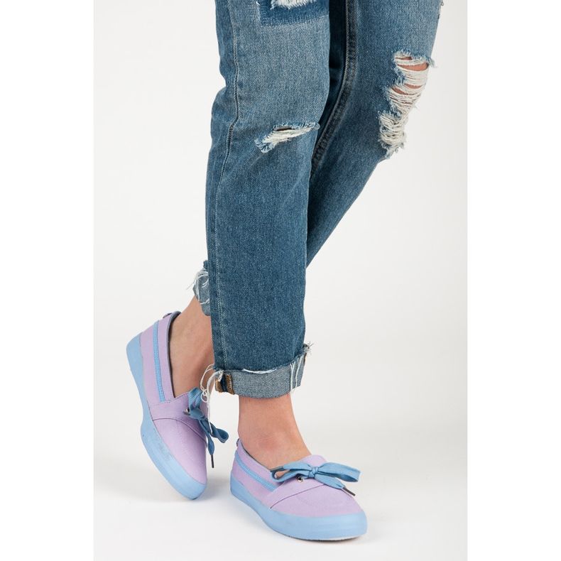 Seastar Lila slip-on sneakers blå purpur 1