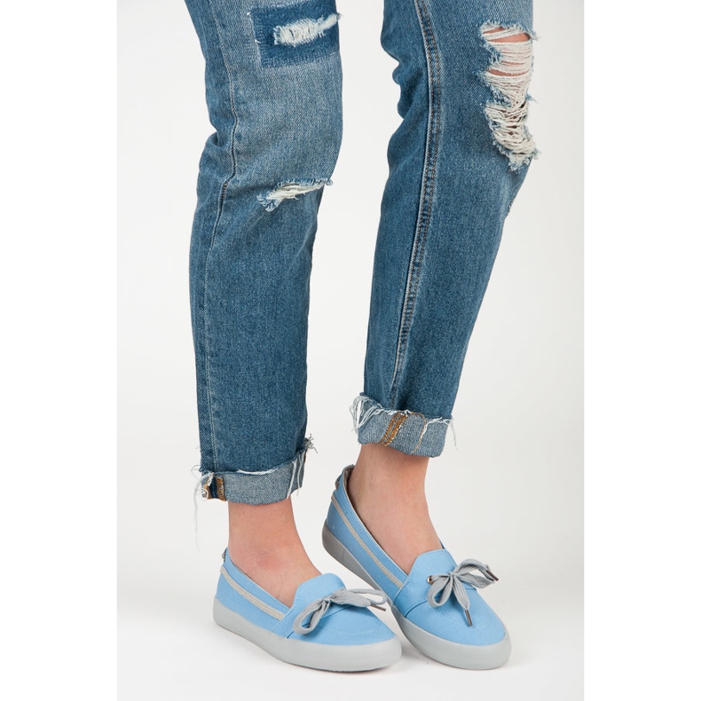 Seastar Blå slip-on sneakers grå 2