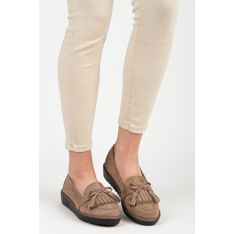 Seastar Loafers med fransar brun 2