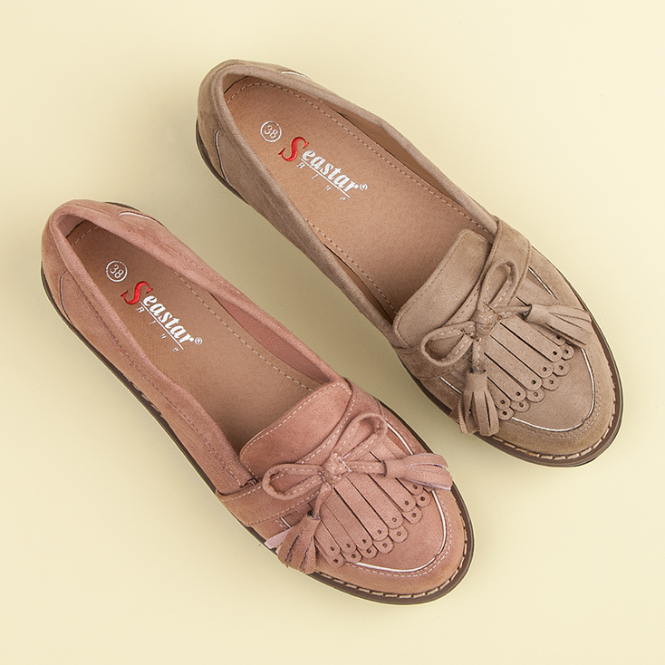 Seastar Loafers med fransar brun 1