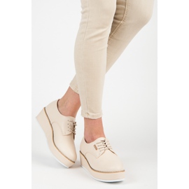 Vices Knytna wedge skor skruvstäd brun 2