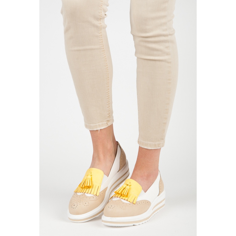 Kvinnors boho vices skor brun 2