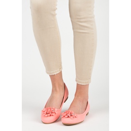 Vices Damballerinor med blommor rosa 2