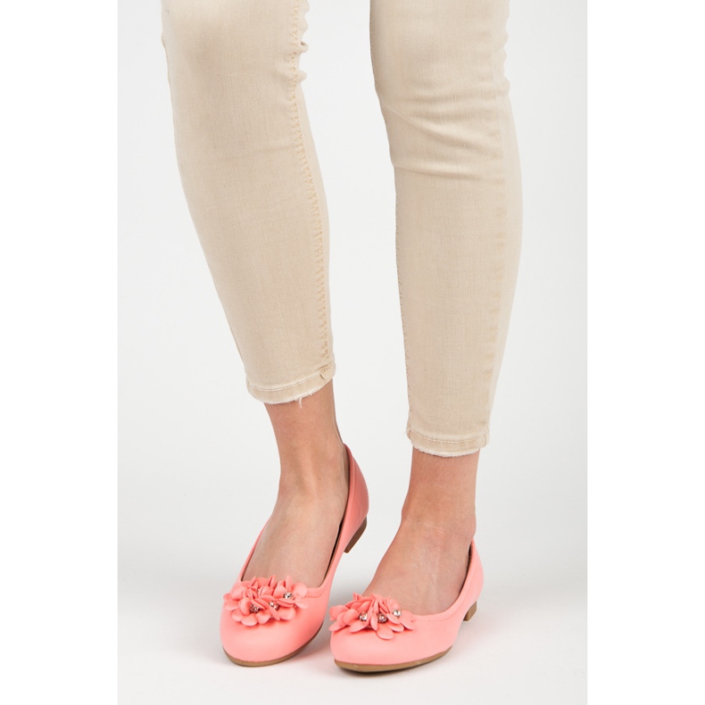 Vices Damballerinor med blommor rosa 2