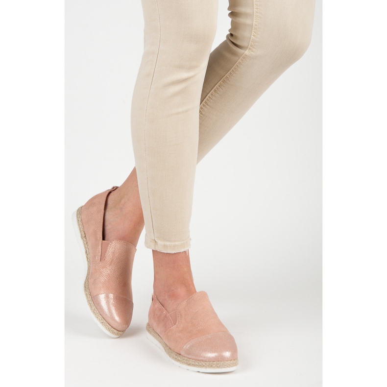 Vices Slip-on damskor skruvstäd rosa 2