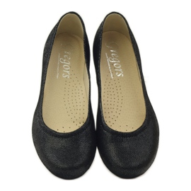 Gregors 686 damballerinor svarta grå 4