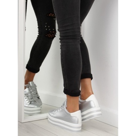 Silver NB183P Silver sneakers på hög sula grå 1