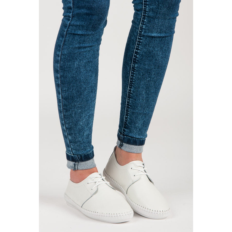 Vinceza Lätt knutna sneakers vit 1