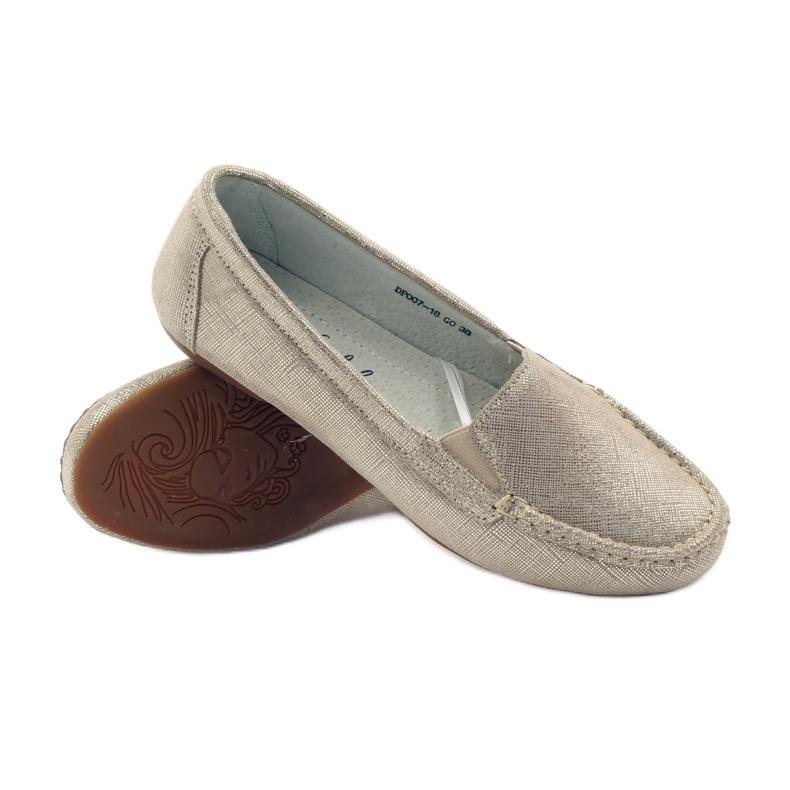 Filippo Lordsy dam loafers F 007 guld gyllene 3