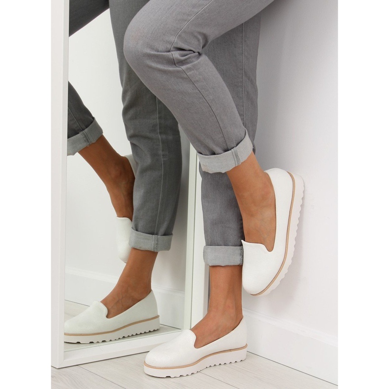 Vita lordsy loafers T309P Vit 1