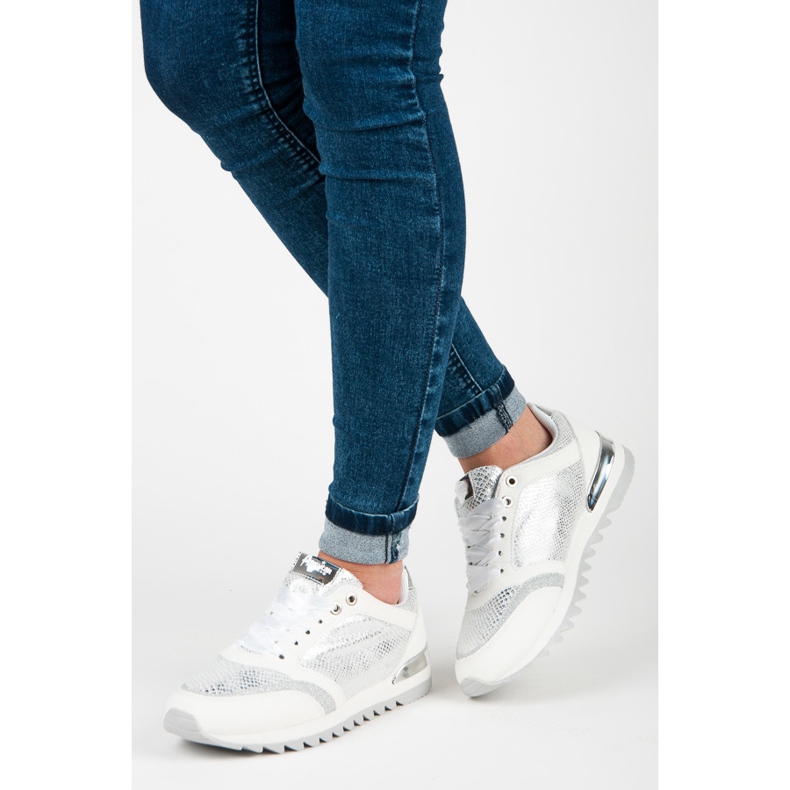 American Club sportskor vit grå 2