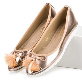 Bestelle Rosa Ballerinor Med Fransar 2