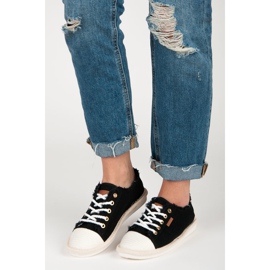 Seastar Espadrillos med snörning svart 1