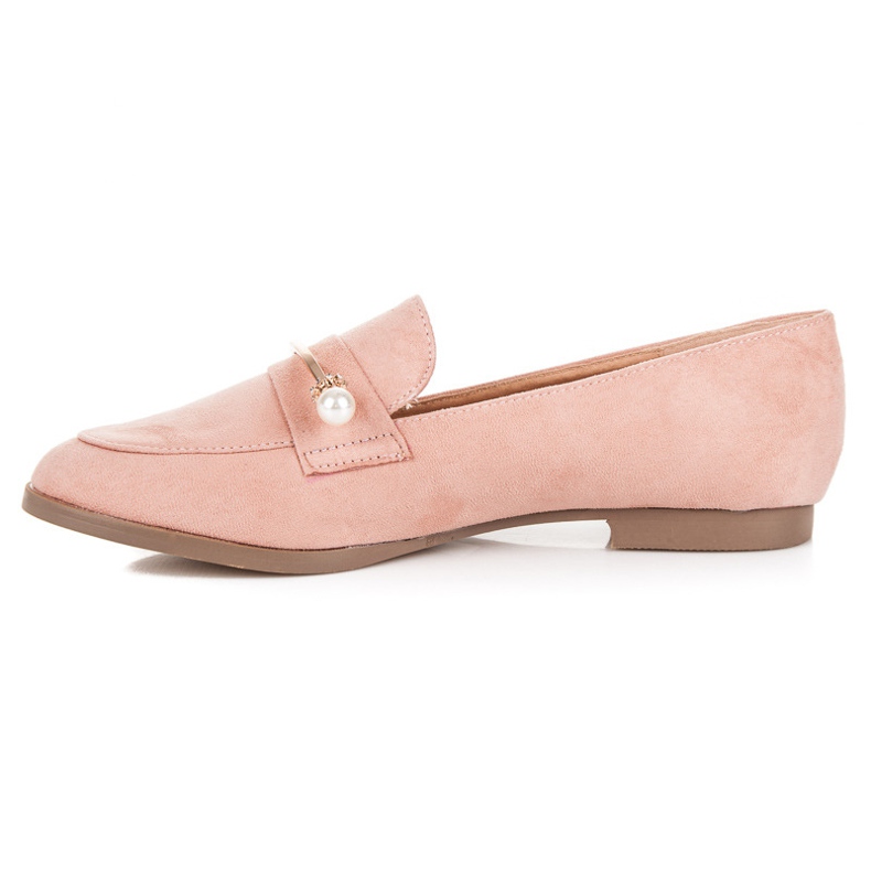 Seastar Loafers med pärlor rosa 1