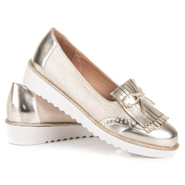 Vices Mockasiner på lastplattformen gul 2