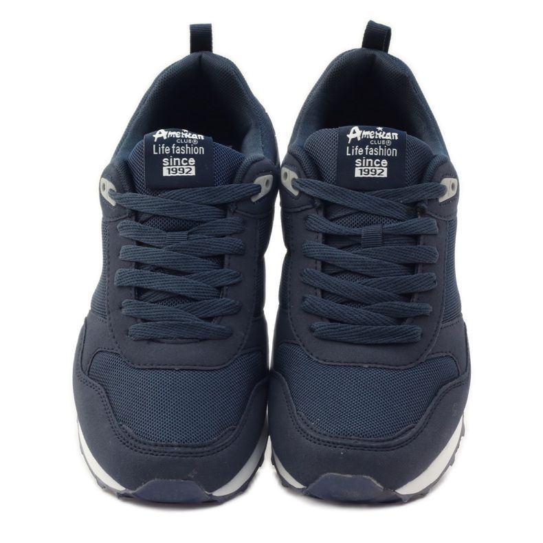American Club Amerikanska 1754 marinblå joggingskor 4