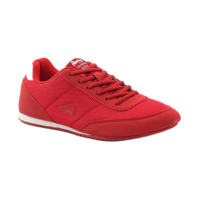 American Club Amerikansk 7066 röd joggingsport vit 1
