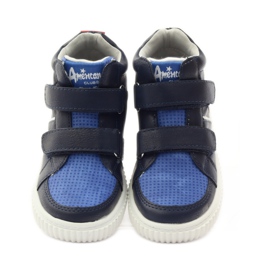 American Club Amerikanska 17155 sportskor marinblå röd blå 4