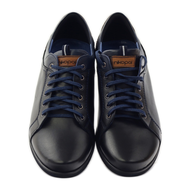 Nikopol 1655 sportskor för män svart brun 4