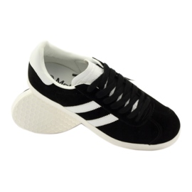 McKey Kvinnors sportskor DSP135 svarta sneakers vit 3