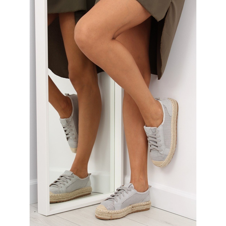 Grå espadrilles sneakers BB06P Grå 1