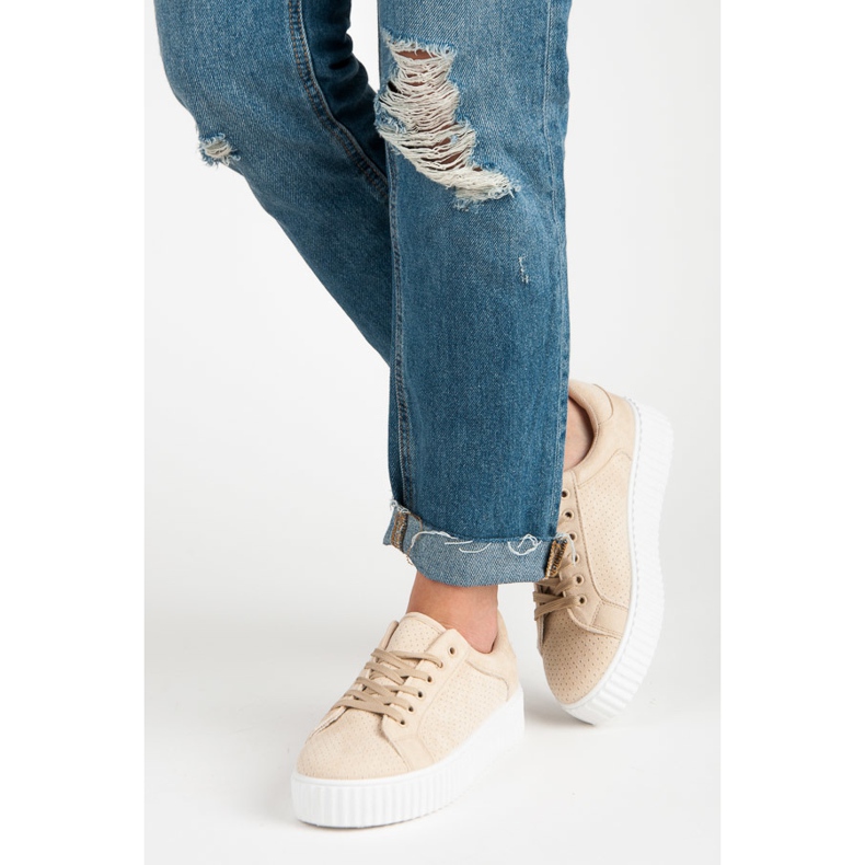 Seastar Mocka sneakers på plattformen brun 2