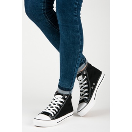 Seastar Höga sneakers för kvinnor svart 2