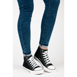 Seastar Höga sneakers för kvinnor svart 1