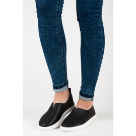 Svarta slip-on sneakers 1