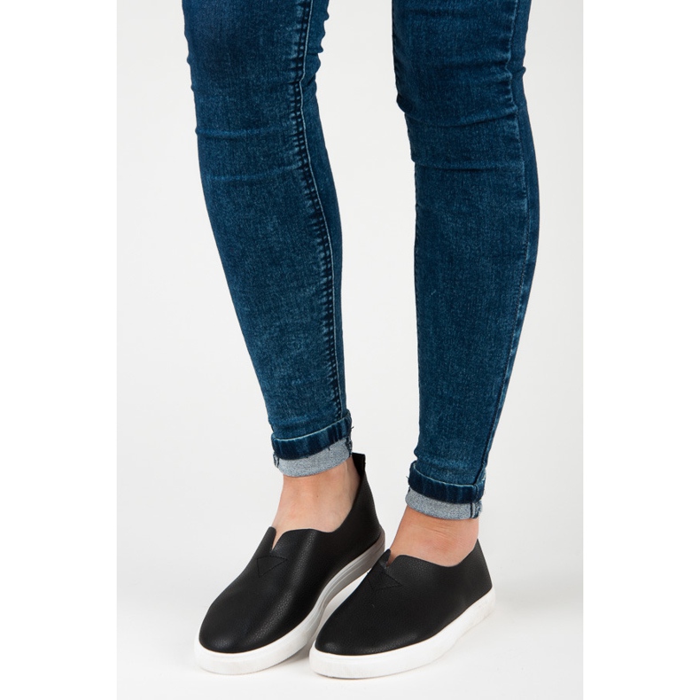 Svarta slip-on sneakers 1