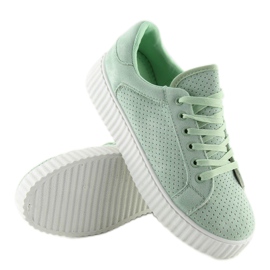 AX02 Gröna creepersy sneakers 1