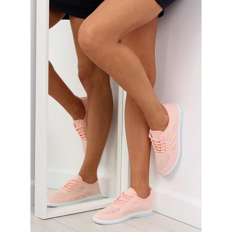 Rosa sneakers för kvinnor LA10P Rosa 1