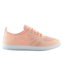 Rosa sneakers för kvinnor LA10P Rosa 2