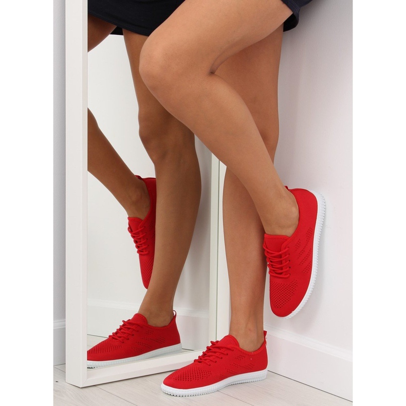 Röda Röda damsneakers LA10P Röda 1