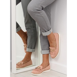 Rosa loafers för kvinnor G237 rosa 2