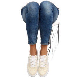 Pastellgula damsneakers C928-36 Gul 1