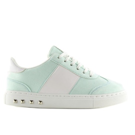 Pastell mintgröna damsneakers 2