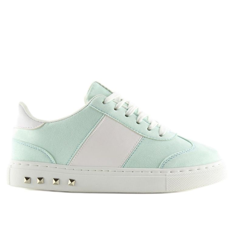 Pastell mintgröna damsneakers 2