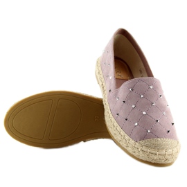 Espadrillor med lila 5481 Lila dubbar purpur 1