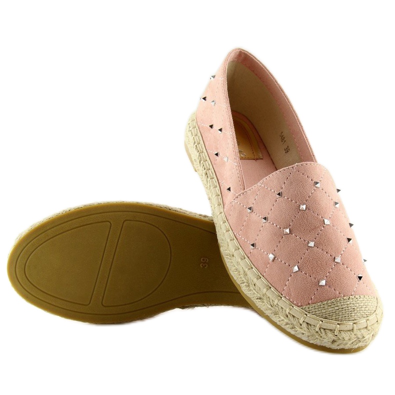 Espadrillos med rosa 5481 rosa dubbar 1