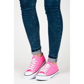 Fgm Paris Klassiska neon sneakers rosa 1