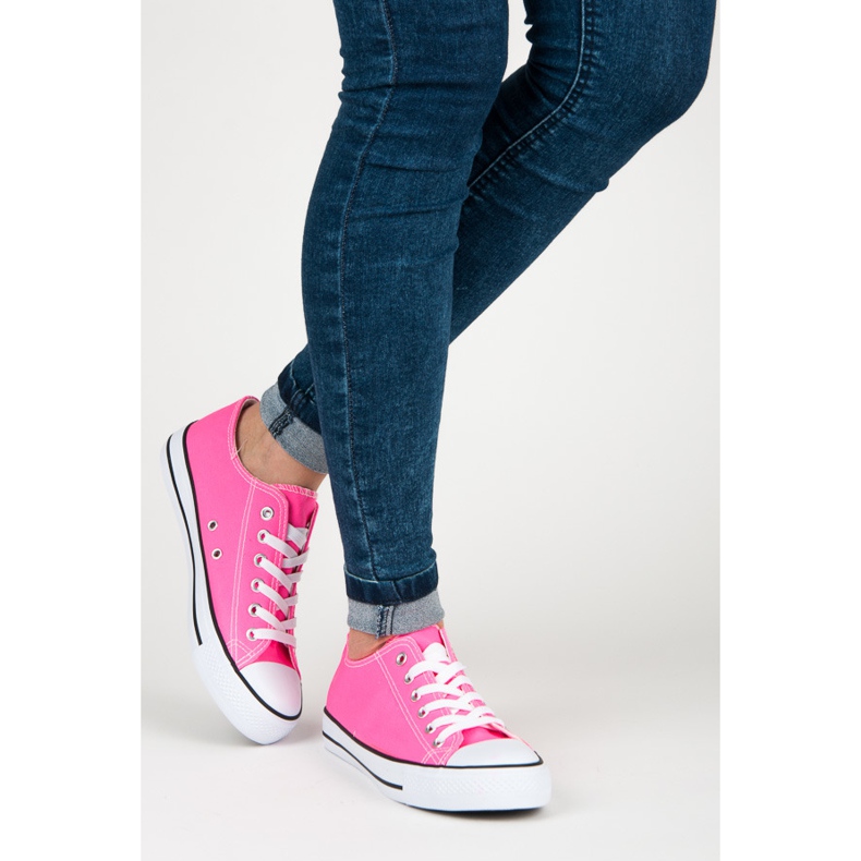 Fgm Paris Klassiska neon sneakers rosa 2