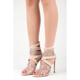 Sexiga Sergio Todzi sandaler beige 2