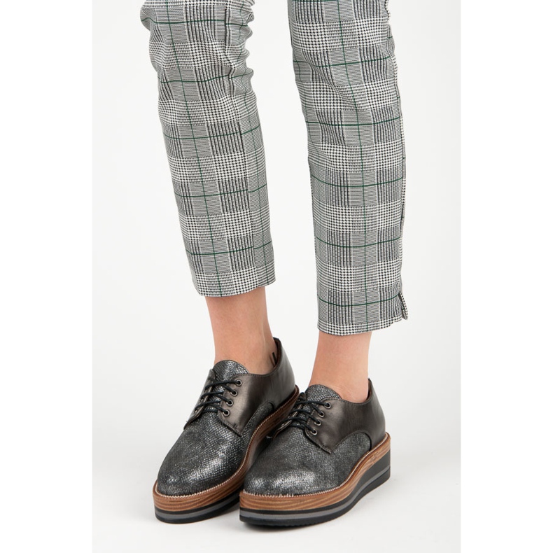 Kylie Snygga kilskor grå 1